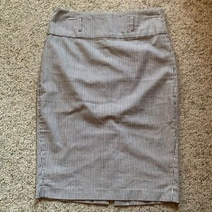 Pinstripe Tulip Skirt